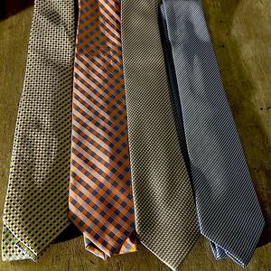 Jacquard thin Designer Tie Lot